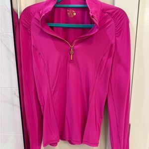Lilly Pulitzer Luxletic Pink Women's Pullover Top Medium